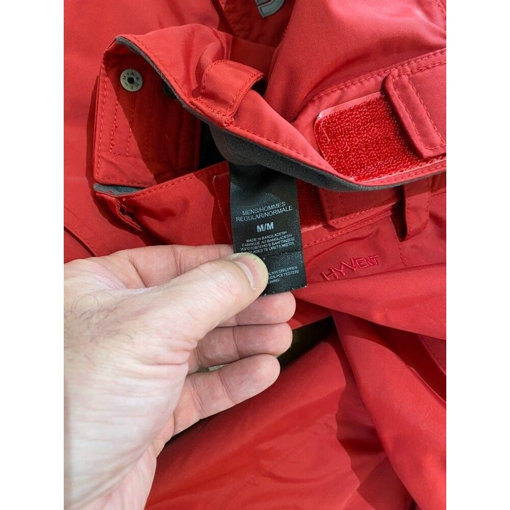 THE NORTH FACE FREEDOM HYVENT SNOW BOARD SKI PANT MENS M RED AHJK SHELL CARGO - Picture 5 of 13